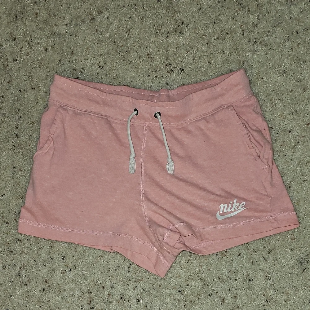 Nike Women's Light Pink Athletic Drawstring Shorts